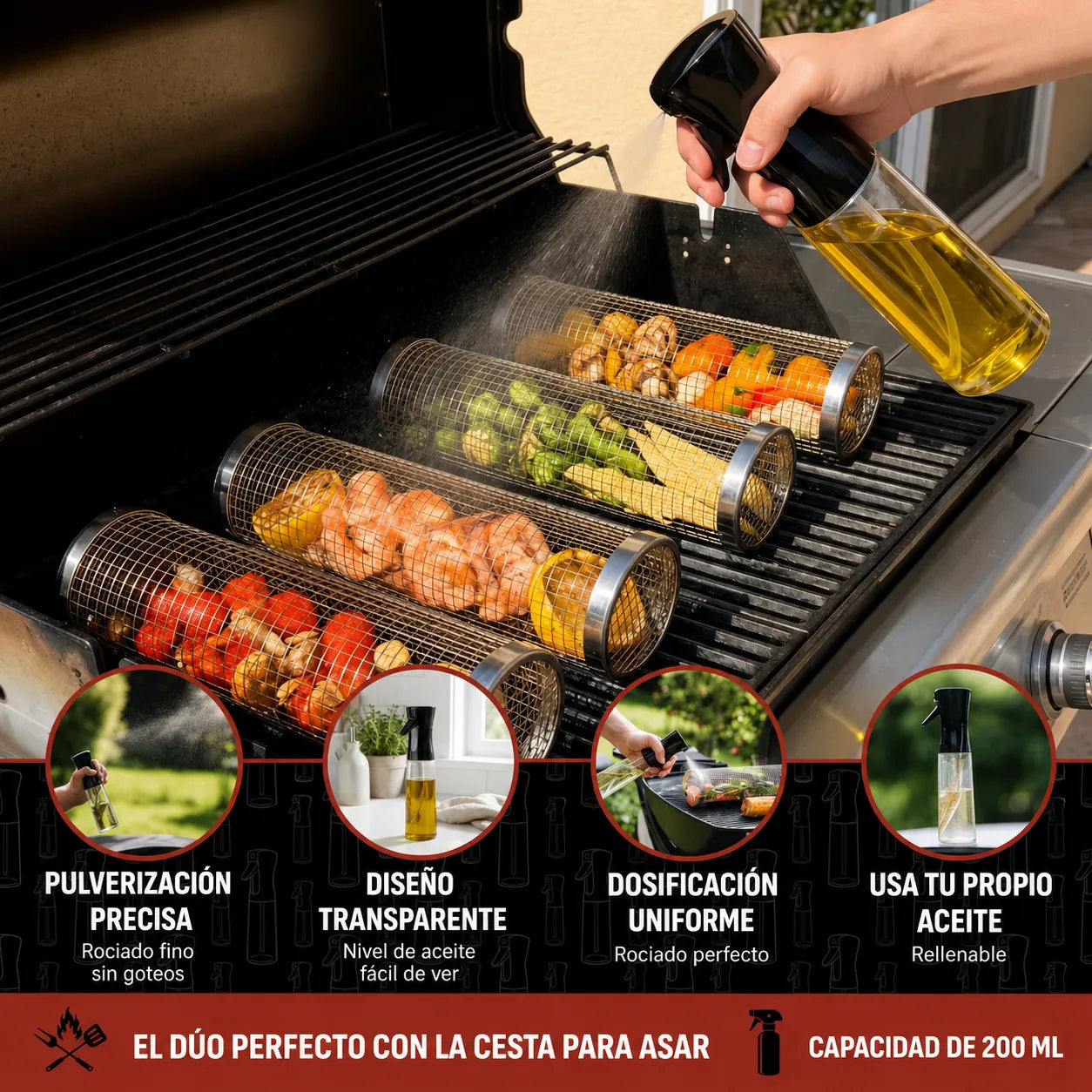 Spray para barbacoa: para obtener resultados aún mejores