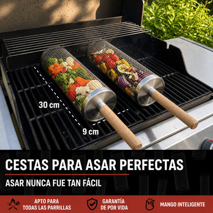 Cesta Clásica para Barbacoa