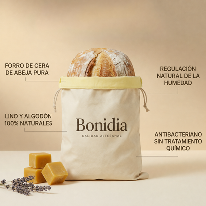 El Sac Bonidia (30 x 40 cm) — Tu pan fresco incluso después de 5 días