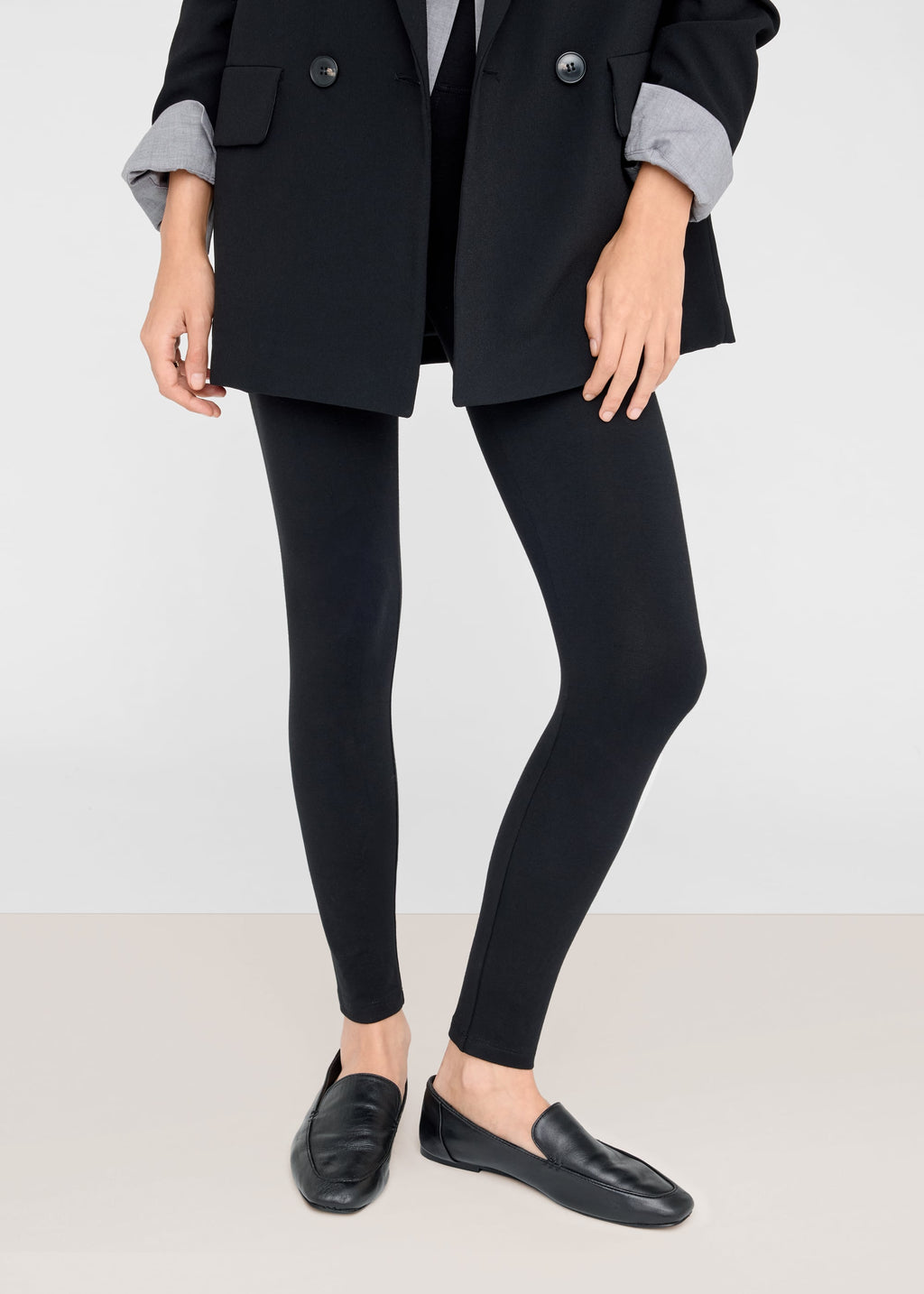 Legging en coton - Noir