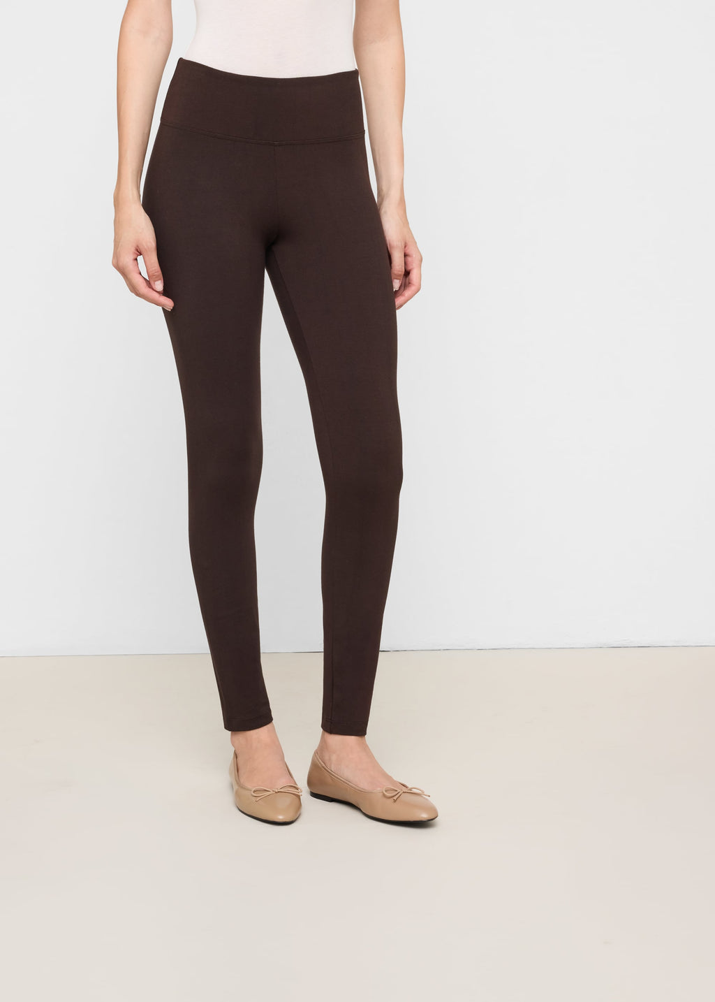 Legging en coton - Marron