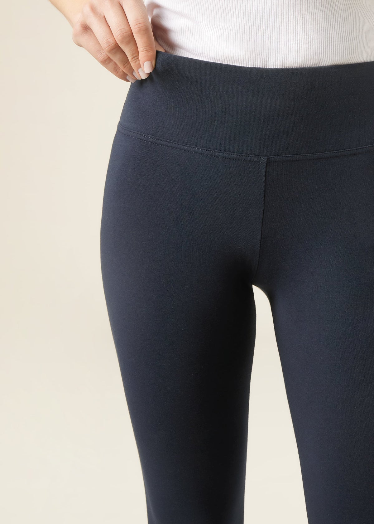 Legging en coton - Bleu intense