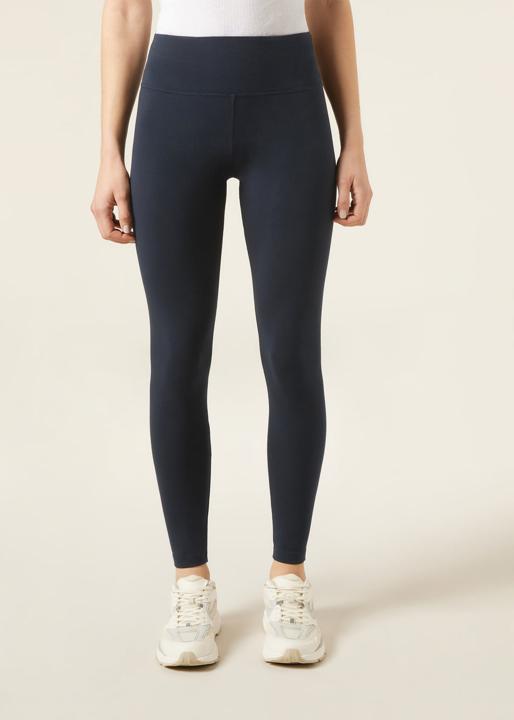 Legging en coton - Bleu intense