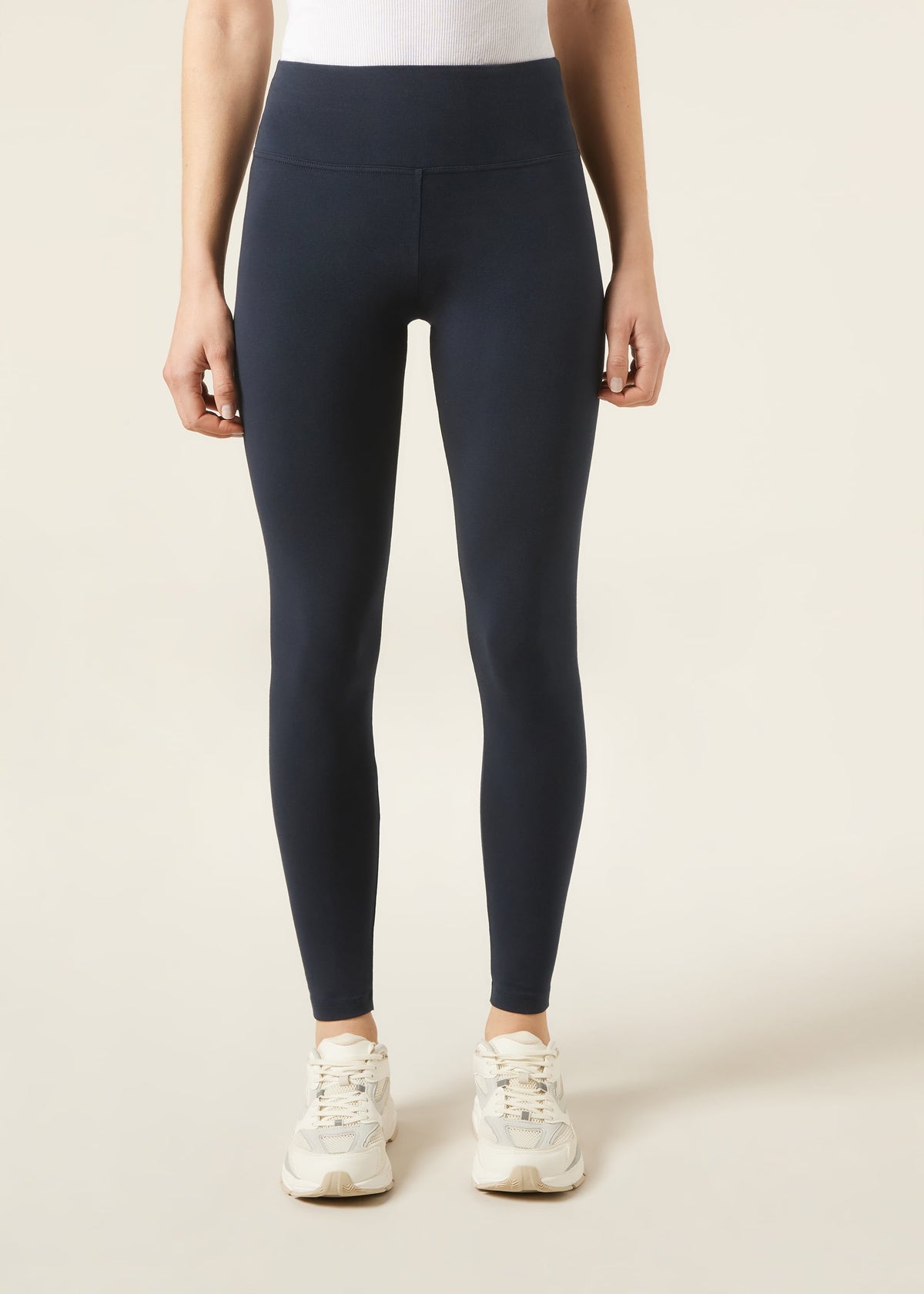 Legging en coton - Bleu intense