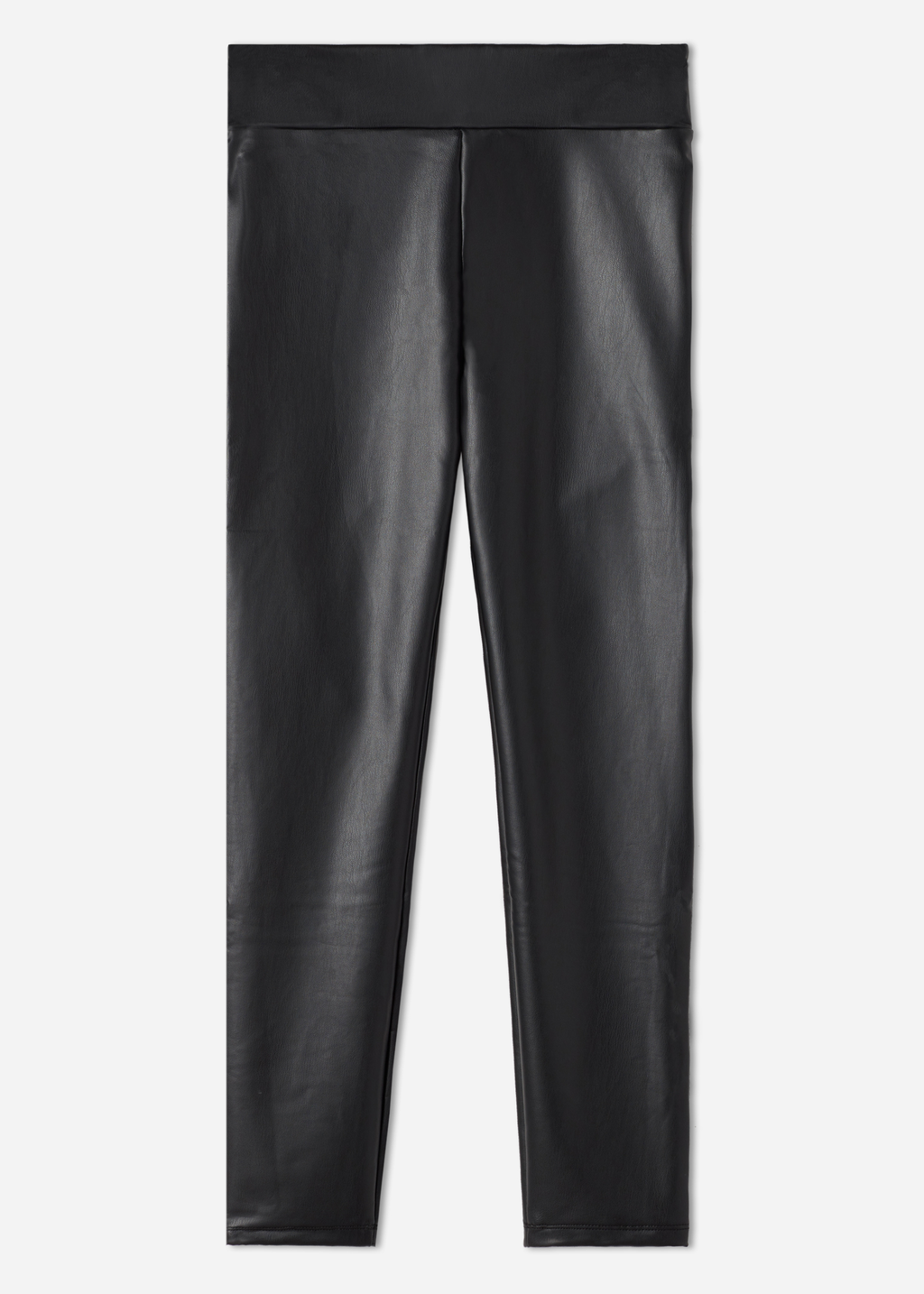 Pantalon effet cuir thermique - Noir