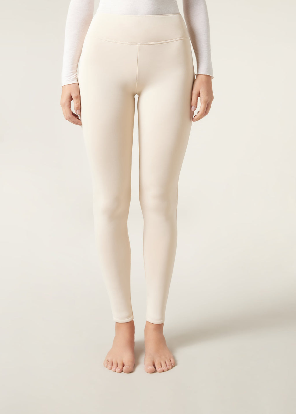 Leggings polaires Plush - Naturel