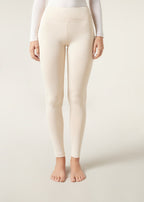 Leggings polaires Plush - Naturel