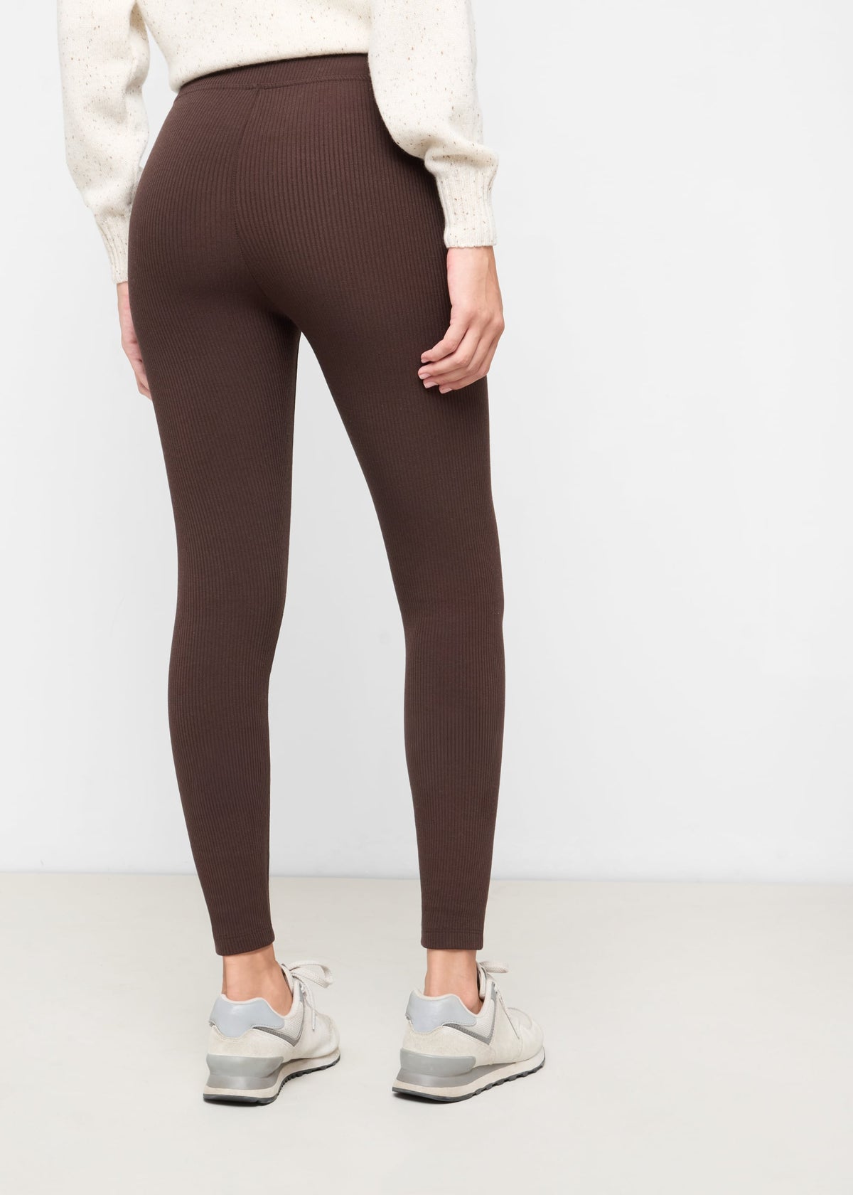 Legging avec cachemire - Marron