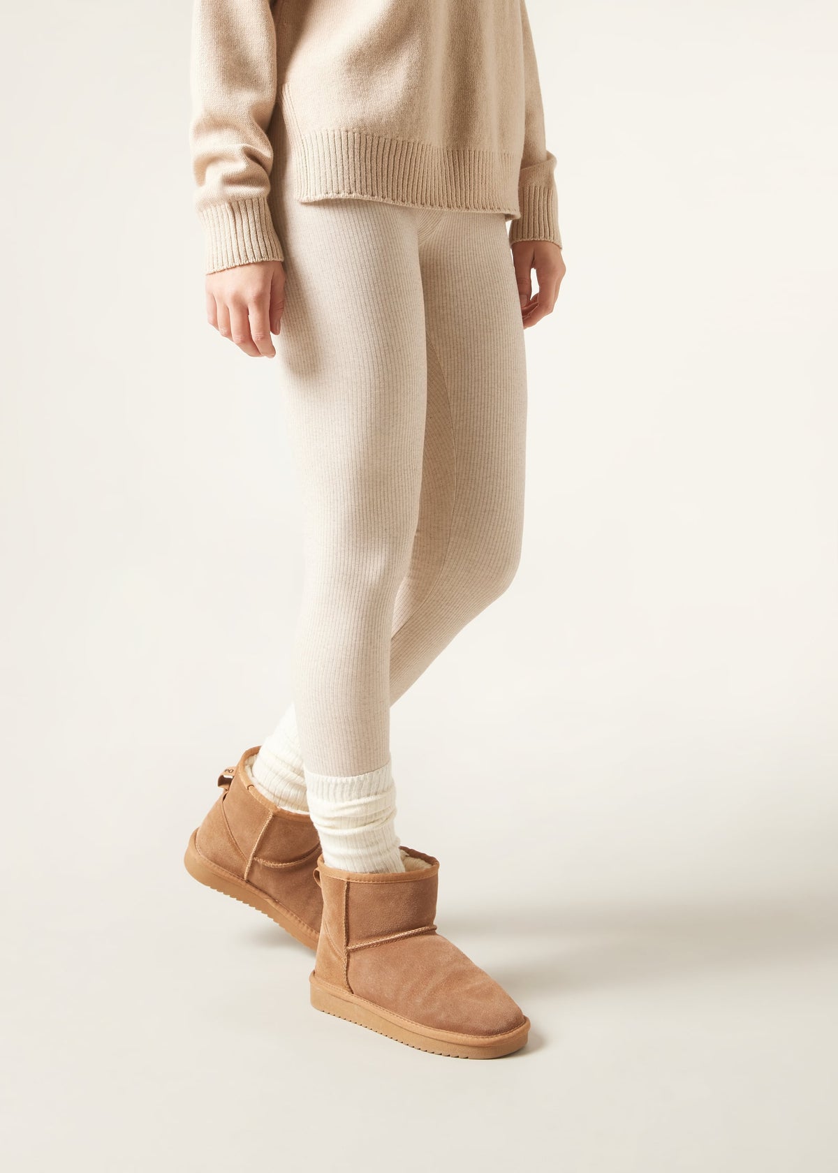 Legging avec cachemire - Mélange Naturel