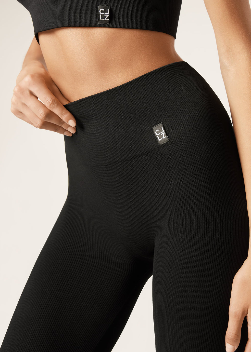 Legging sportif sans coutures - Noir