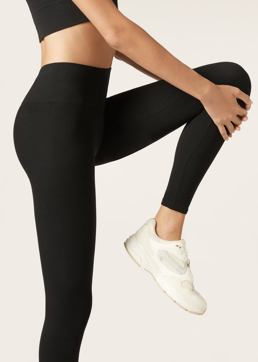 Legging sportif sans coutures - Noir