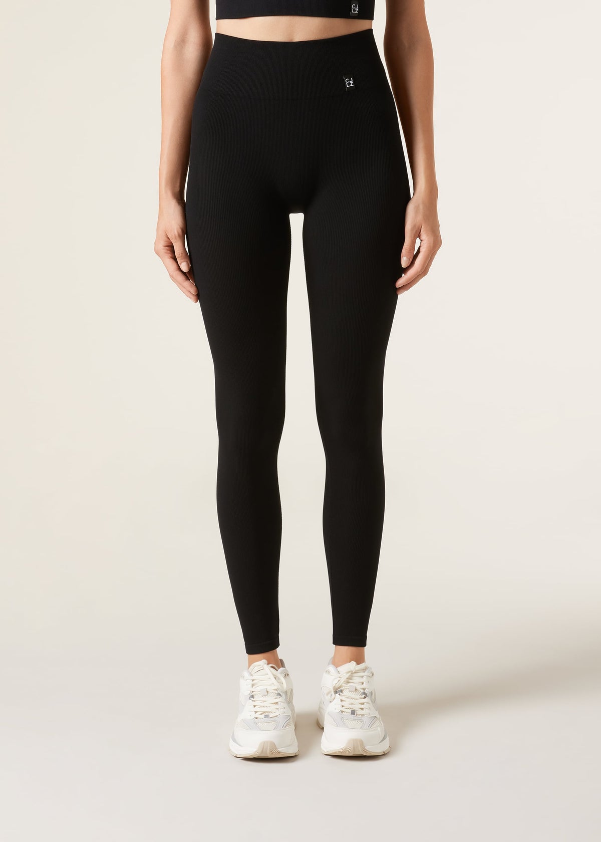 Legging sportif sans coutures - Noir