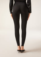 Leggings ultra-opaques en microfibre - Noir