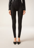 Leggings ultra-opaques en microfibre - Noir