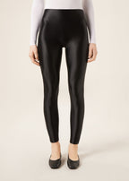 Legging ultra brillant satiné - Noir
