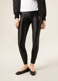 Legging ultra brillant satiné - Noir