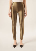 Legging ultra brillant satiné - Verde Oliva