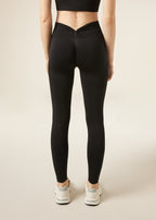Legging à double scrunch - Noir