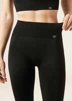 Legging à double scrunch - Noir