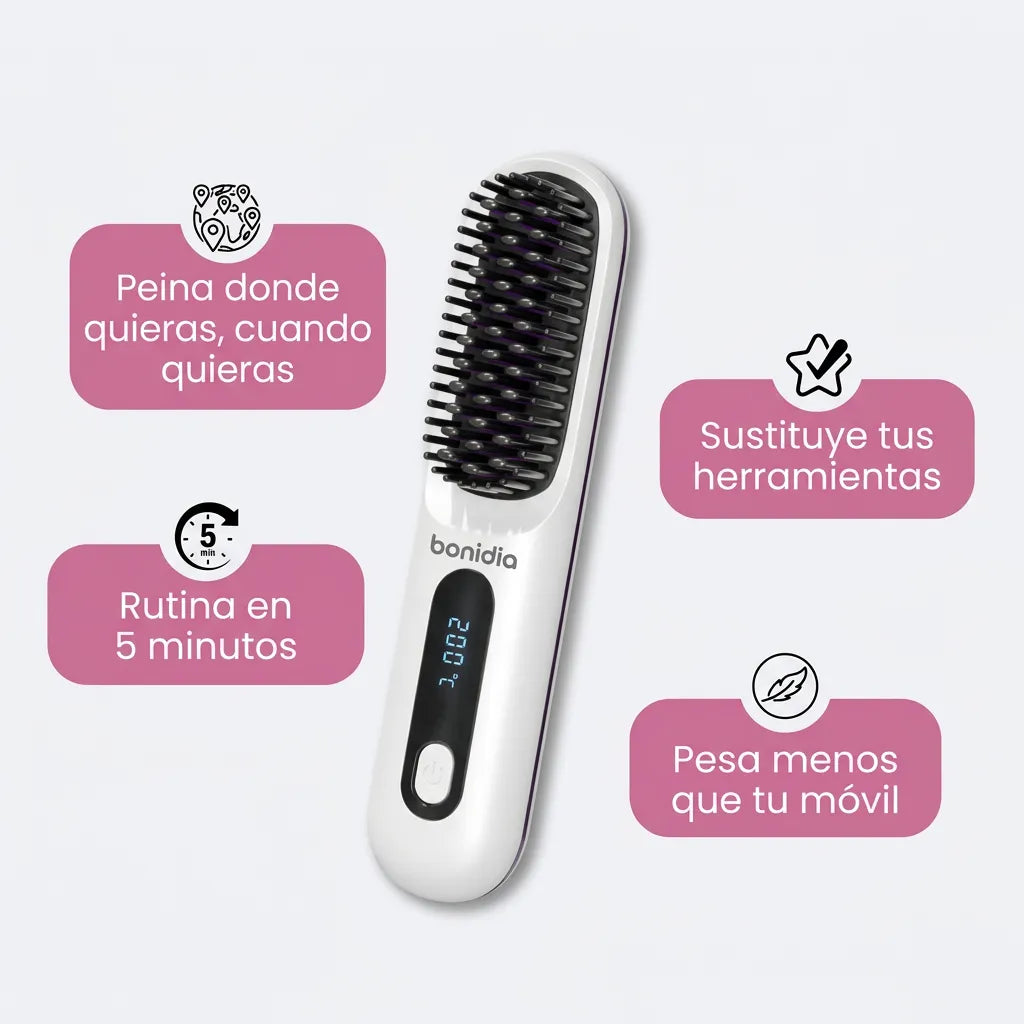 LissHair™ — Cepillo Alisador Instantáneo